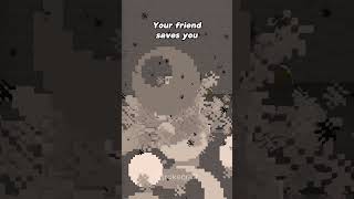 Real friend saves you...😭  #minecraft #memes