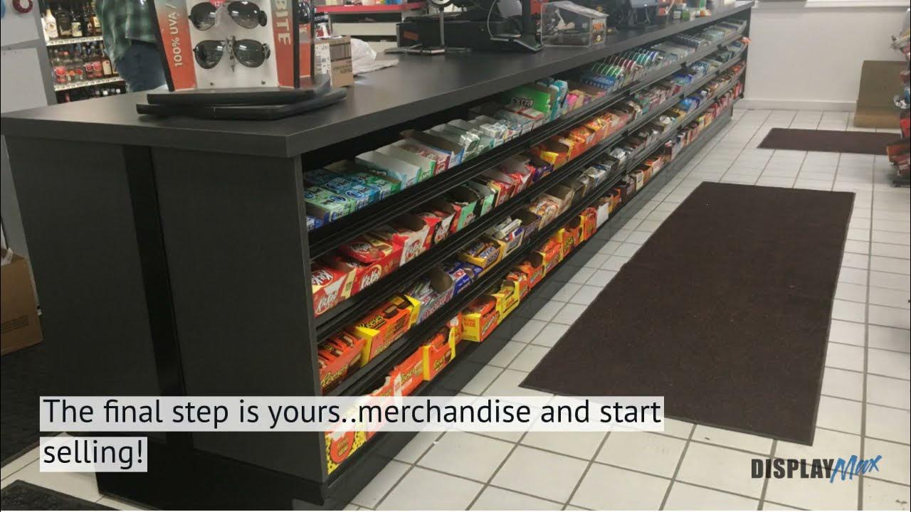 Lozier Fixtures CStore Candy Counter Install YouTube