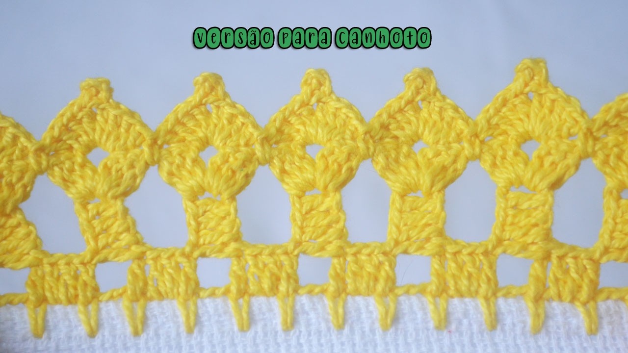 AFFORDABLE, BEAUTIFUL, AND UNIQUE CROCHET EDGING FOR DISH TOWELS