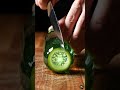 Hyper-Realistic Glass Zucchini Slicing ASMR in Slow Motion #aishorts #shortsfeed #trendingshorts #sh