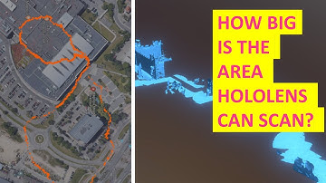 How big is the area you can scan with HoloLens?