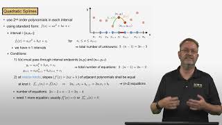 Lecture 4-6 | Interpolation Using Splines (Linear and Quadratic)  | Advanced Mathematical Methods