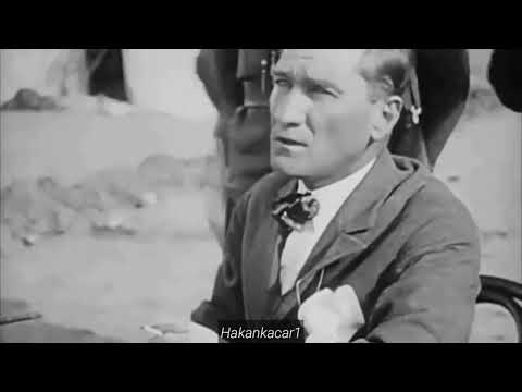 Atatürk sigara içerken çekilen videosu.