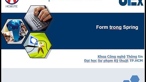 [Lập Trình Java Web - Spring MVC] - Bài 04: Form in Spring