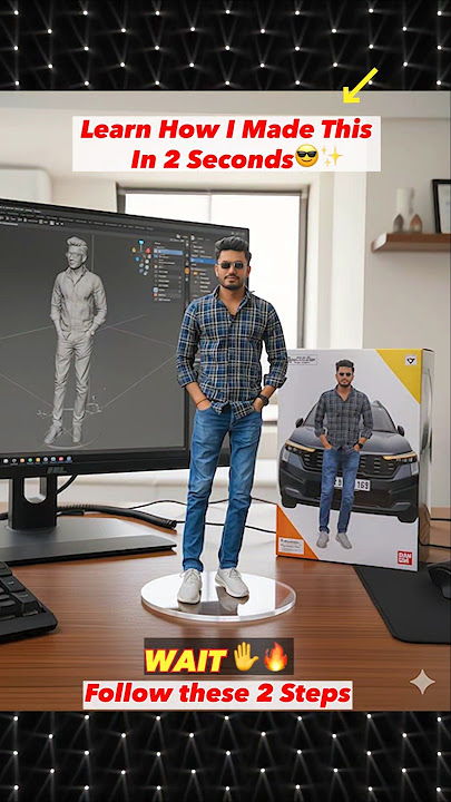 How to make 3d Nano Banana 🍌Sculpture with Google Gemini | Learn to make 3d sculpture