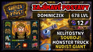 Shakes & Fidget - 678 LVL vs. 3rd and 4th MONSTER GROTTO! Nebo-li popáté na DOMINICZKOVI (KP/CZ/FHD)