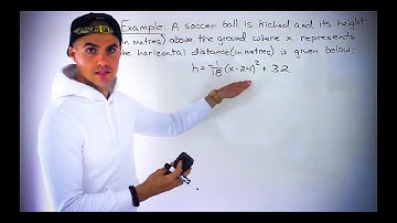 Grade 10 Math (Ontario, MPM2D) - Create Vertex Form Quadratic given Word Problem