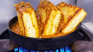 【ガリハラ】にんにく豆腐ステーキ　Super garlic tofu steak