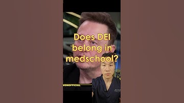 DEI in medschool admissions is misunderstood 😵 #medical #doctor #elonmusk #medschool