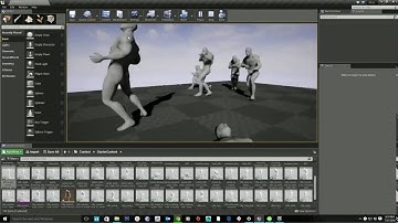 Human Character animation test - Unreal Engine