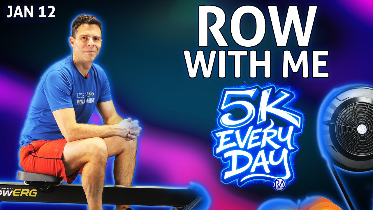 Easy Rowing Workout: Follow Along With Me for 21 Mins | RowAlong 5K Every Day | With imersU Row