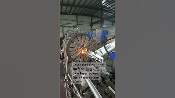 lasercladding inner surfaceof workpiece#lasercladding #lasercladdinghead #laserwelding #manufacturer