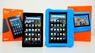 All New Amazon Fire 7 & Fire 7 Kid