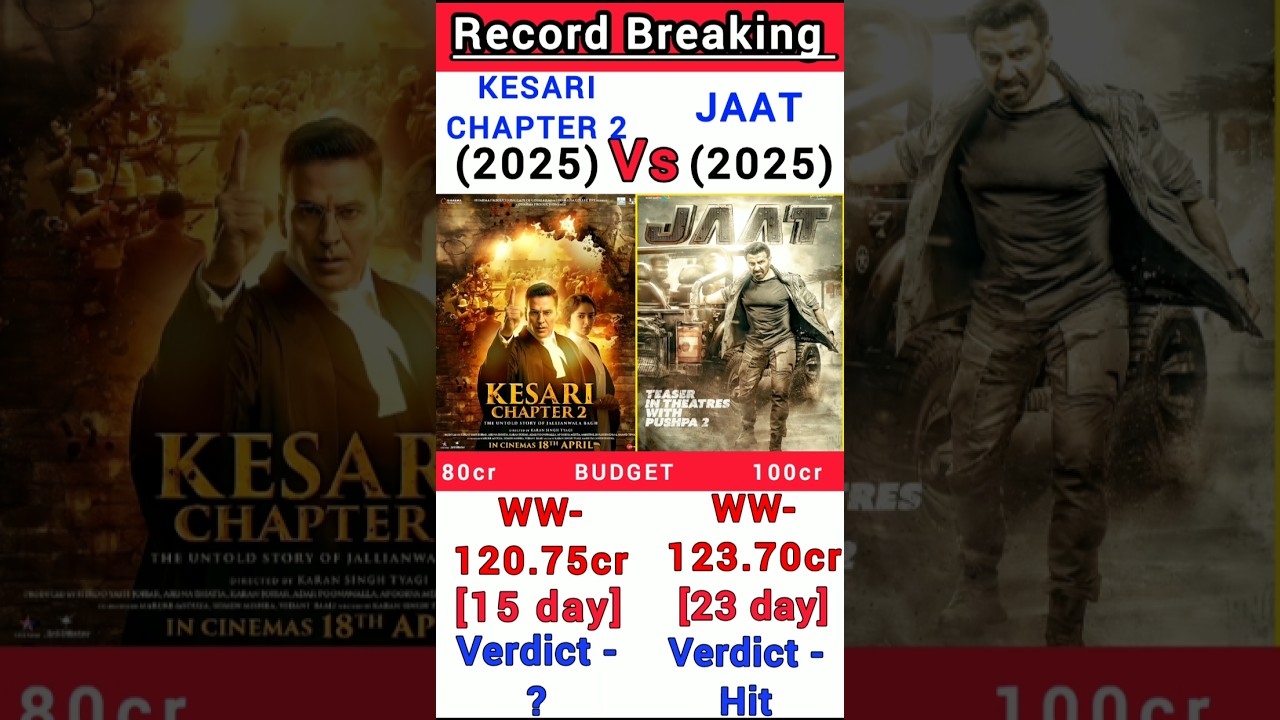 Kesari Chapter 2 Vs Jaat Box Office Collection | Kesari Chapter 2 15th day collection 