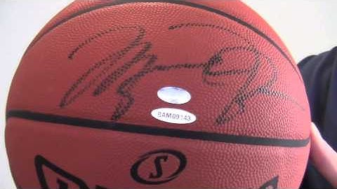 Michael Jordan Autographed Basketball - UDA