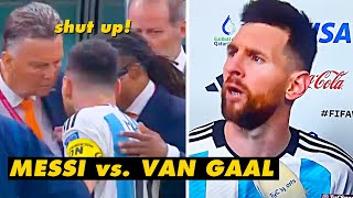 Lionel Messi & Louis van Gaal almost 𝙁𝙄𝙂𝙃𝙏 after game 😡