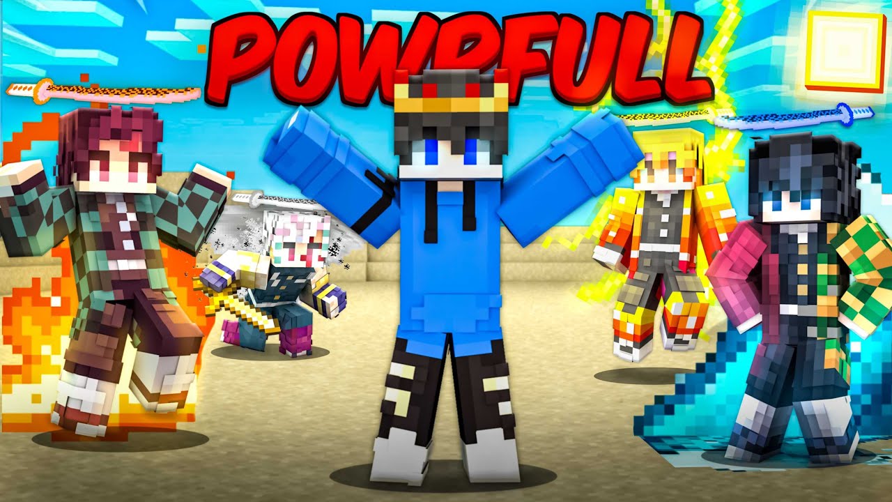 How I Became The Most Powerfull Hashira In this Super Powers Only SMP..