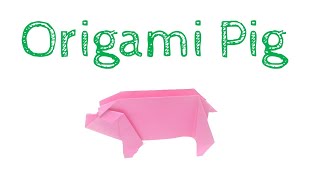 How To Make Origami Pig Designed By Easy Origami