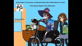 Atsuko Kagari, Yui Hirasawa \u0026 Hanazuki Brings Their G Rated Movies To Anime School \