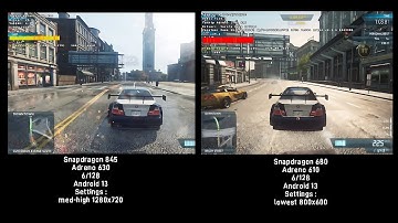 Need for speed most wanted 2012 Winlator Bionic Ludashi 1.5.2 | Snapdragon 845 VS Snapdragon 680