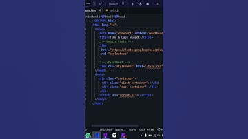 Mini Time & Date Widget | Javascript Project