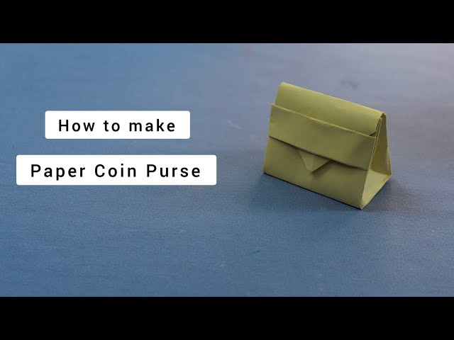 How to tranform paper into a coin purse! 👛 #papergirls #fyp #foryou #... |  Paper Crafts | TikTok