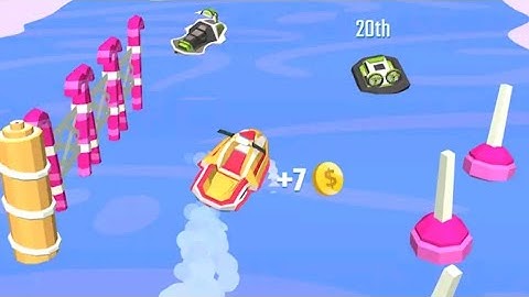 Flippy Race boat racing game part 2 race challenge #gameplay
