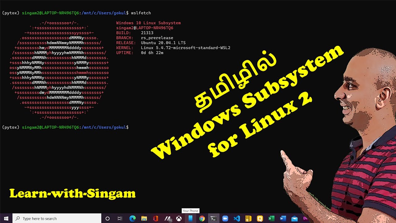 தமிழில் Windows Subsystem for Linux 2 (WSL2) - YouTube