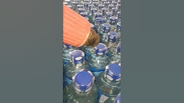 How to seal capers of mineral water bottles in home