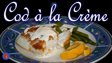 Baked Cod Fish with Cream Sauce | Best Baked Fish Recipe | Creative Cooking