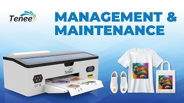 A3 L1800 DTF PRINTER VIDEO TUTORIALS - MANAGEMENT AND MAINTENANCE