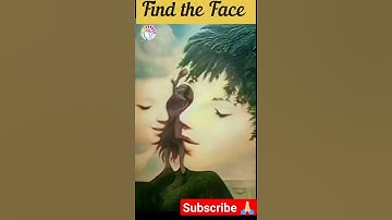 Find The Hidden Face | Eye Test | #brainvisiblesite #shortvideo #shorts #trend