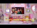 Pink imac unboxing   aesthetic dream desk makeover cute accessories  organization maximalist