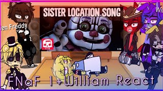 FNaF 1 + William React 