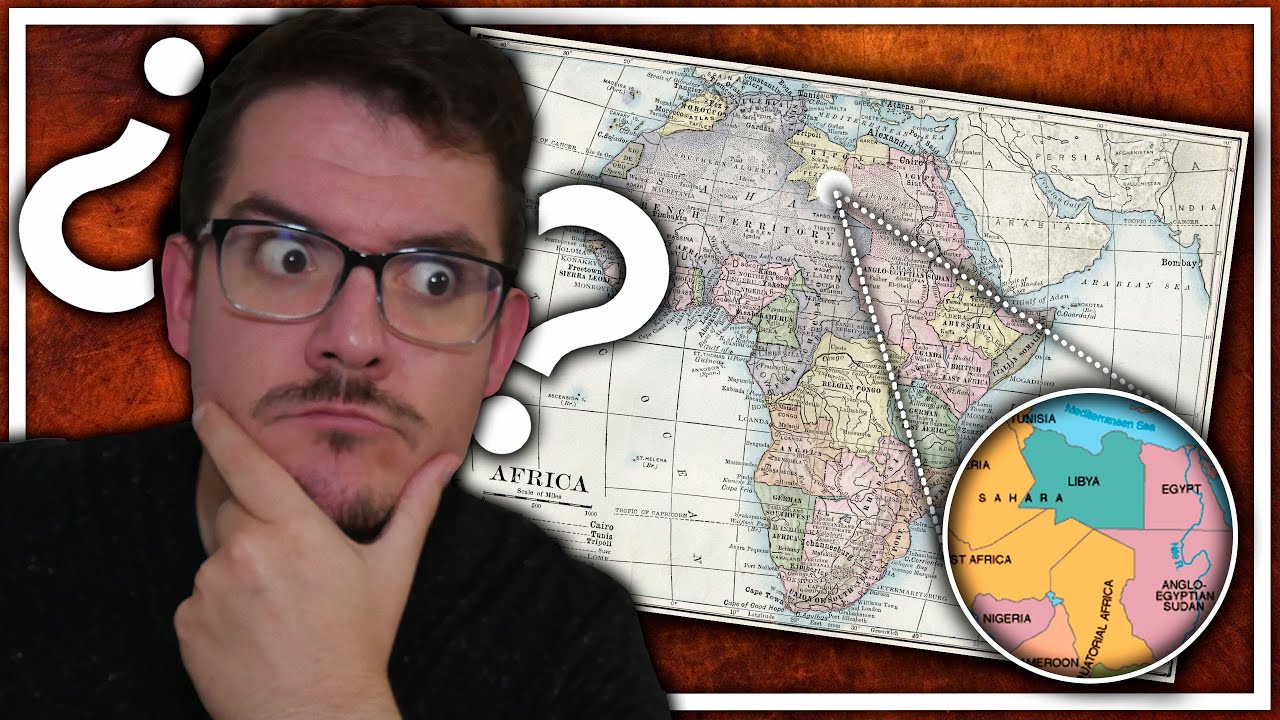 ¿POR QUÉ algunas FRONTERAS en ÁFRICA están trazadas a ESCUADRA y CARTABÓN?