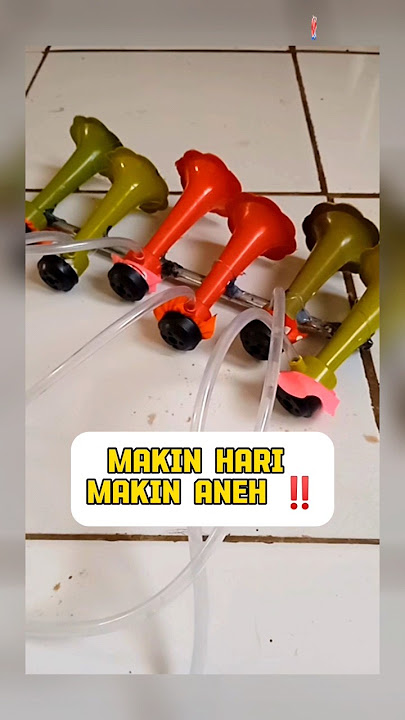 KREATIF‼️MENYULAP TROMPET MAINAN MENJADI BASURI #telolet #basuri #busmania