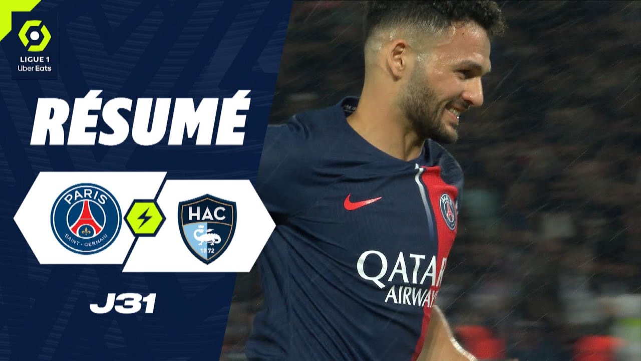 PARIS SAINT GERMAIN   HAVRE AC 3   3   Rsum   PSG   HAC  2023 2024