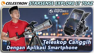 CELESTRON STARSENSE EXPLORER LT 70AZ - Teleskop Dengan Aplikasi Smartphone - UNBOXING & REVIEW screenshot 5