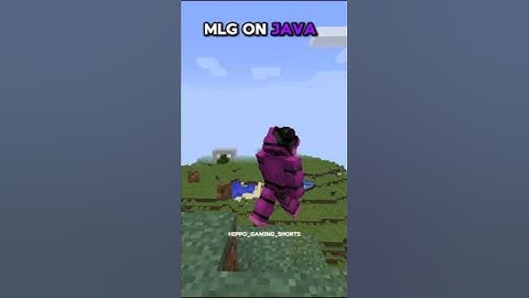 Java MLG vs Bedrock MLG 💀