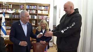 Prime Minister Benjamin Netanyahu Meets with US Senator John Fetterman