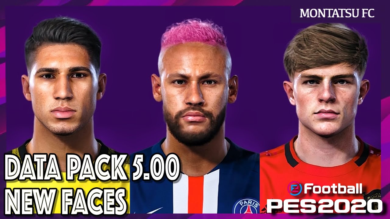 アプデ速報 Data Pack 5 0 New Faces 今更ピンクネイマール ようやくハキミ ウイイレ Pes アップデート Youtube