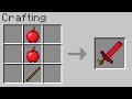 Minecraft but you can craft swords out of ANY BLOCK...