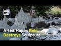 Artist Sculpts Mini Kingdom in Dried-Up River Bed