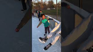 Spraying ice on random kids #iceskating #freestyleskating  Don’t forget to subscribe and like 🙏🏿 screenshot 5