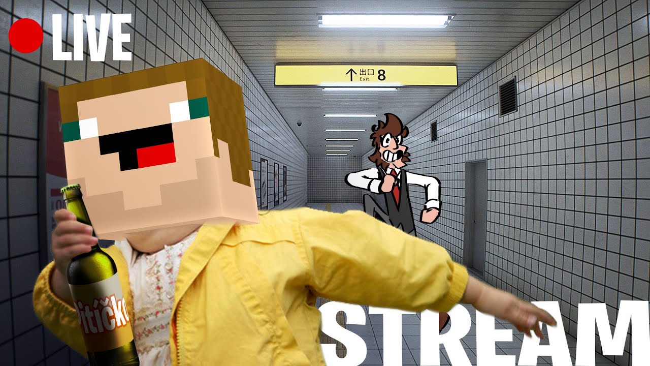 únik z Japonského metra 🔴 STREAM