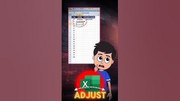 Excel Hacks: Automatically Adjust Column Width! #shorts
