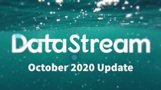 DataStream Program Update - October 2020