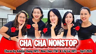 Download lagu CHA CHA NONSTOP || Line Dance || Demo by Astri & LALITA LD Class