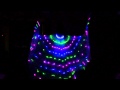 LED isis wings belly dance light show