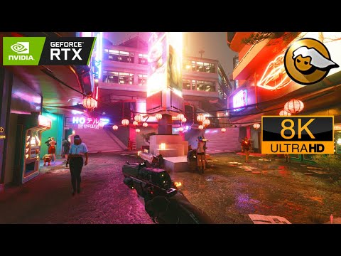 8K RTX 4090 Cyberpunk 2077 - OVERDRIVE - Ray Tracing - Path Tracing - Max Settings - Reshade